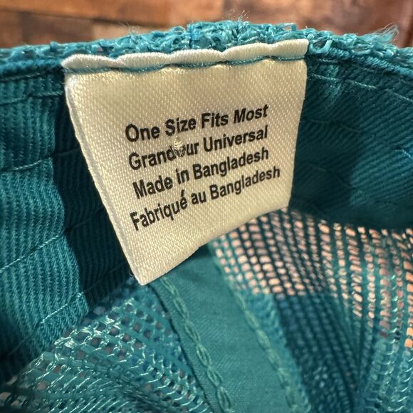 Bass Pro Shops Teal Hat Mesh Adjustable SnapBack Cap Fishing Hunting Outdoors - Picture 7 of 8